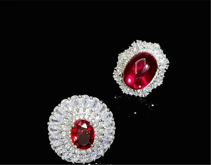 anello ovale cristal