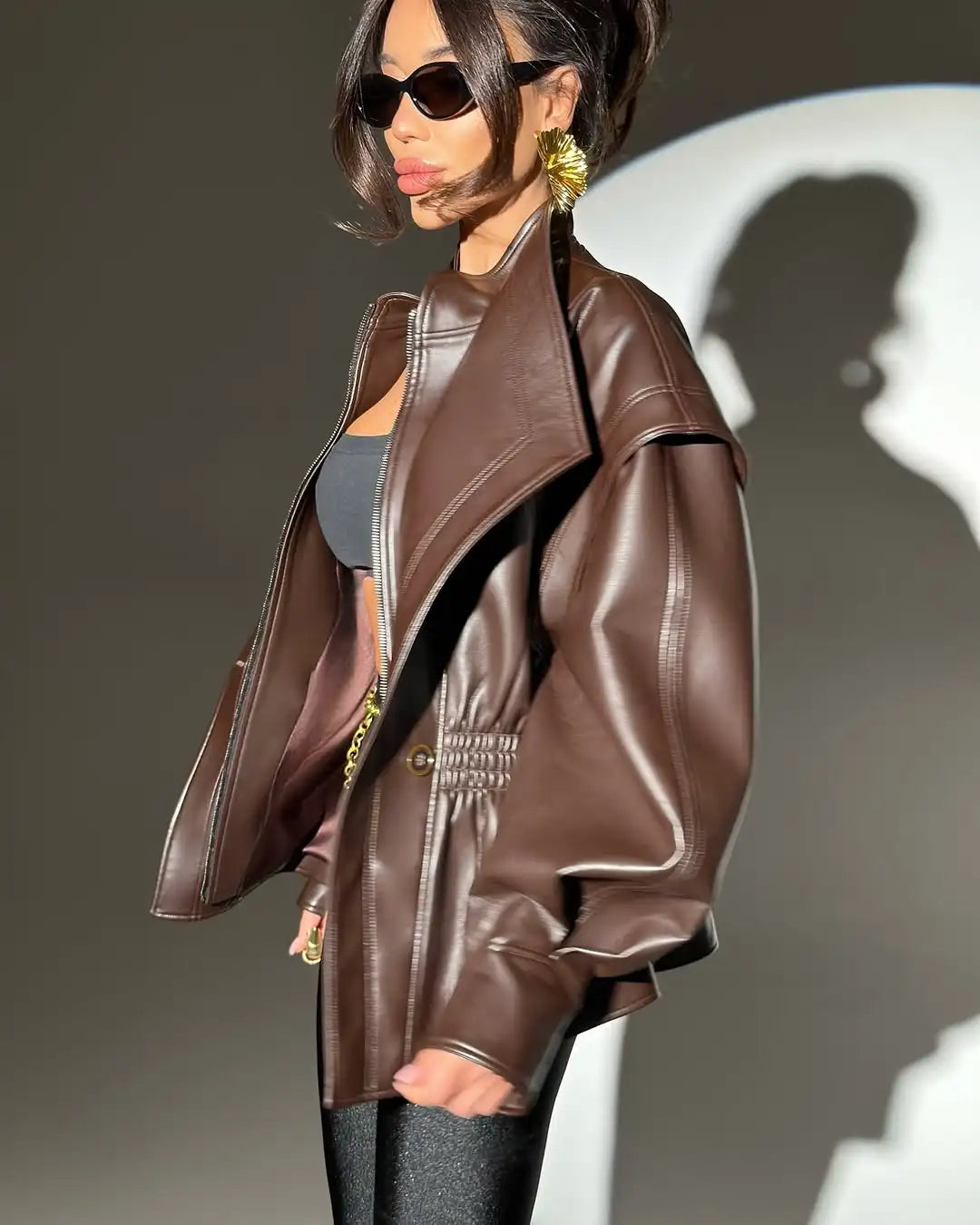 giacca in pelle wild