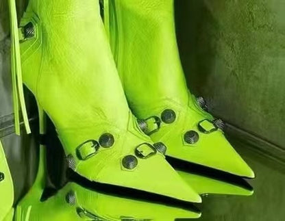 stivaletto 6 e 8  cm  simil balenciaga