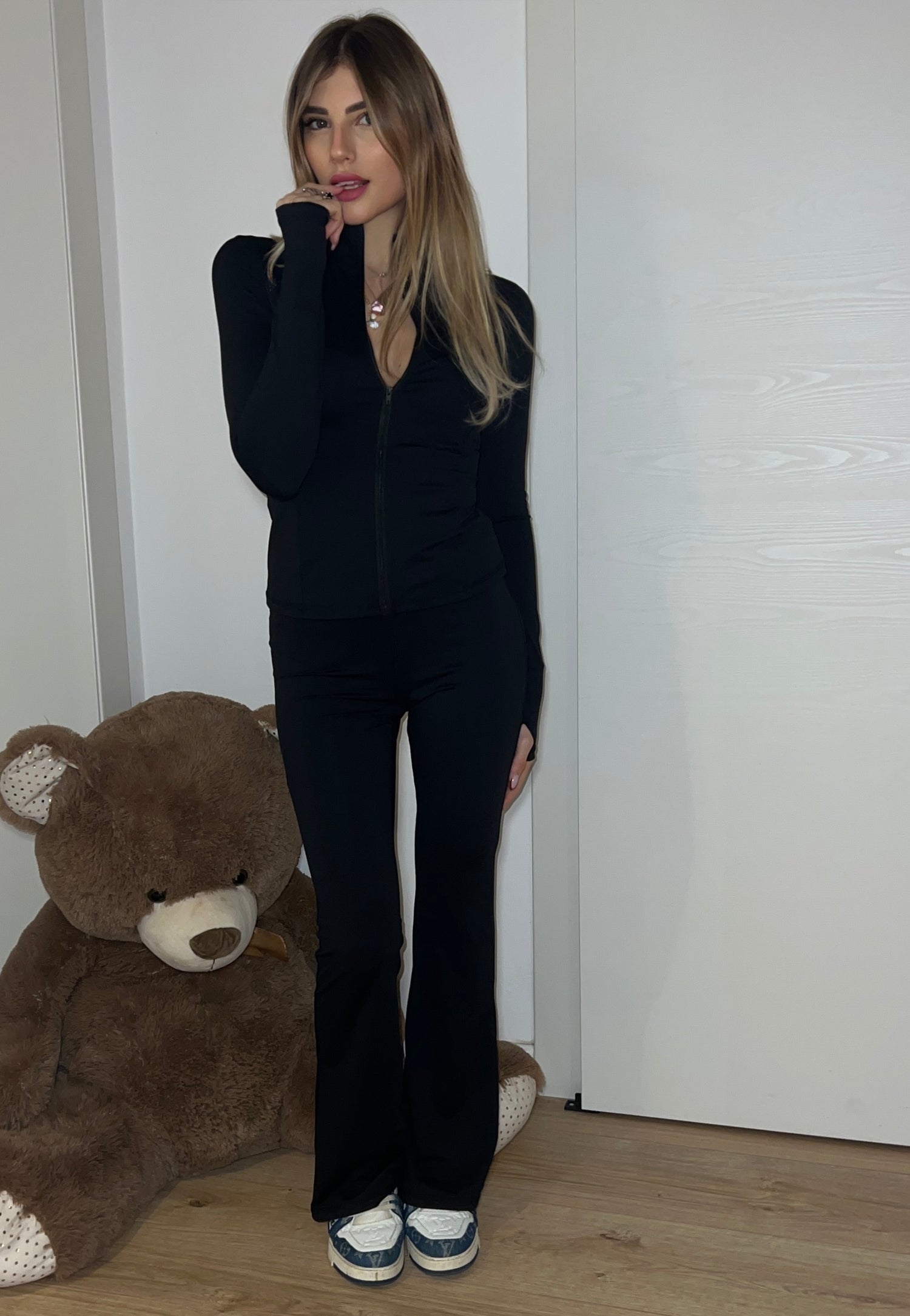 Coordinato sporty nero