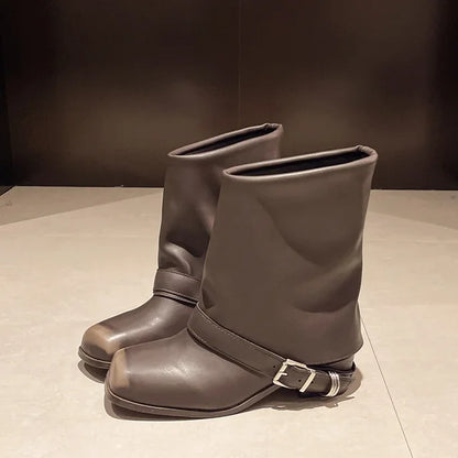 stivale cowboy in ecopelle