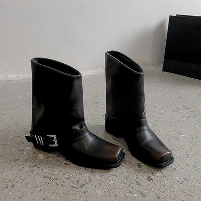 stivale cowboy in ecopelle