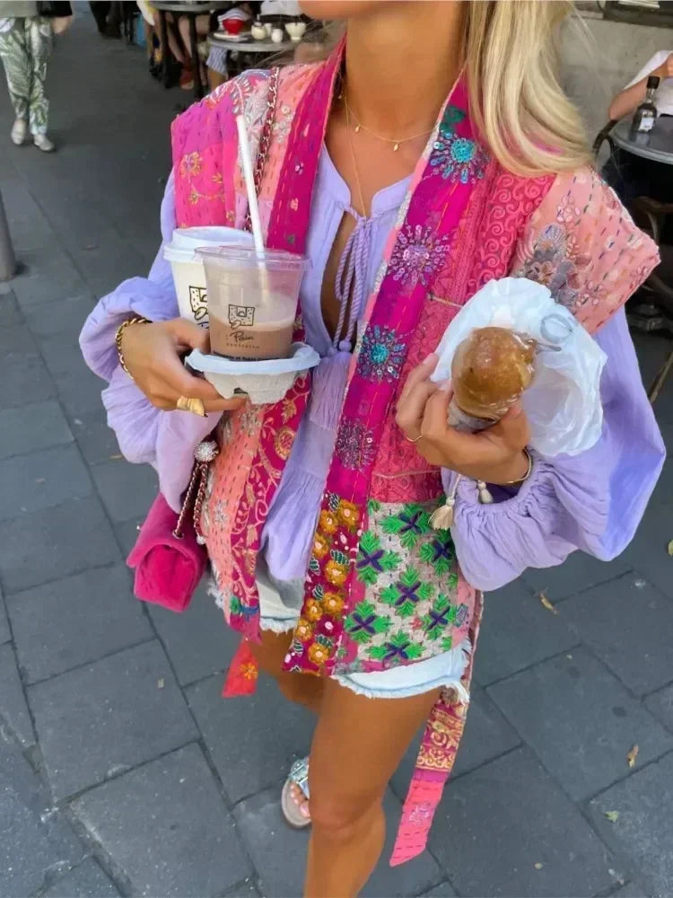 Gilet vintage colori