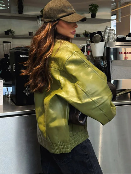 giacca ecopelle silvana