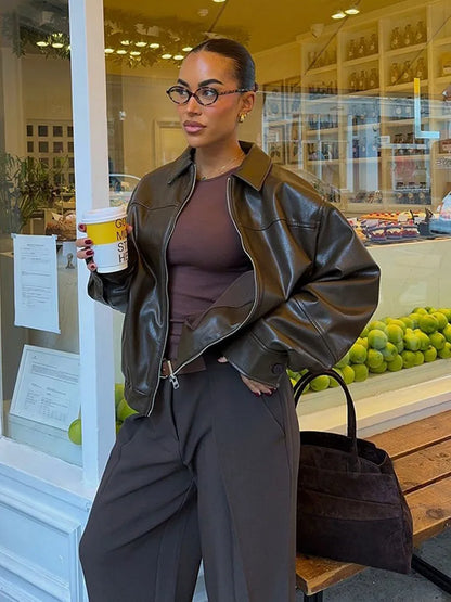 giacca ecopelle silvana