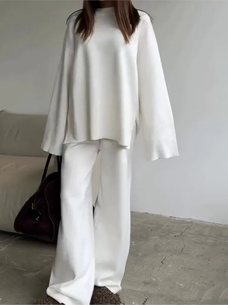 coordinato in maglia