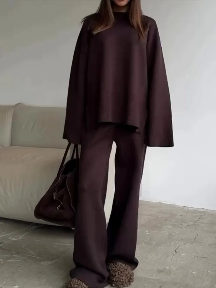 coordinato in maglia