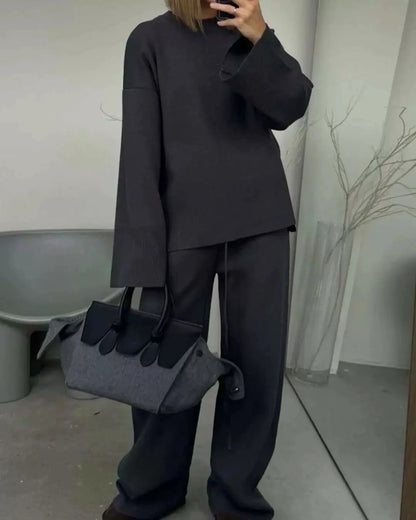 coordinato in maglia