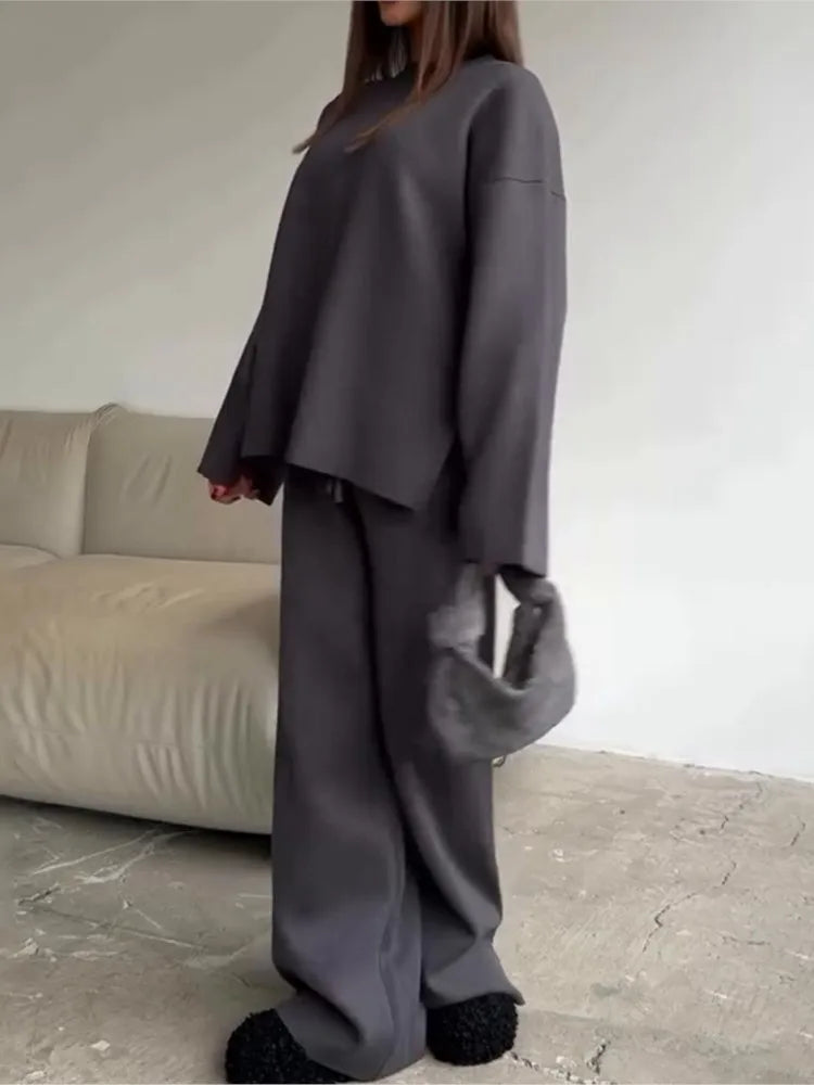 coordinato in maglia