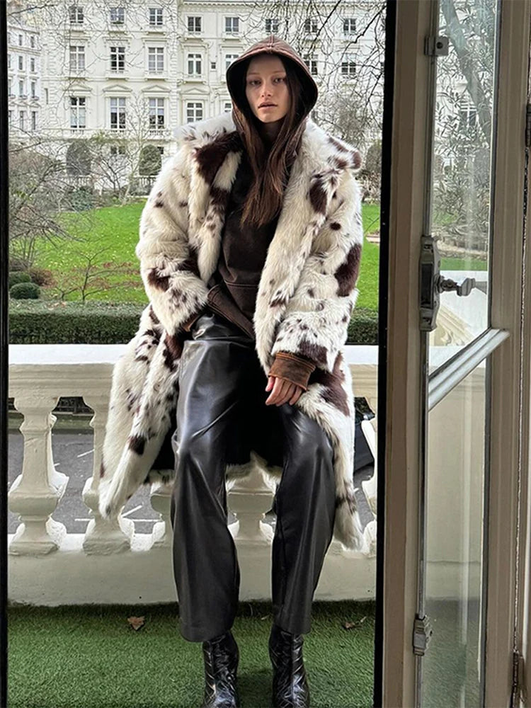 ecopelliccia vintage Cow